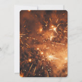 Creëer uw eigen gouden vuurwerk kaart (Achterkant)