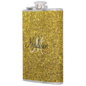 Creëer Uw eigen goudglitter-monogram Heupfles (Links)