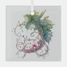 Creëer Uw eigen Grapevine Moon krans Glas Ornament
