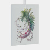 Creëer Uw eigen Grapevine Moon krans Glas Ornament (Voorkant Rechts)