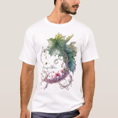 Creëer Uw eigen Grapevine Moon krans T-shirt (Voorkant)