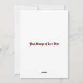 Creëer Uw Eigen Grappige Liefdesmeter Feestdagenkaart (Achterkant)