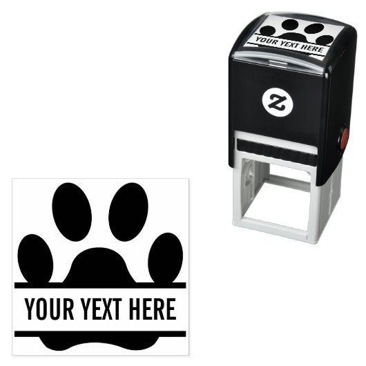 Creëer Uw eigen grappige pooier print rubberen ste Zelfinktende Stempel (In situ)