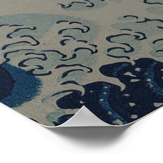 Creëer uw eigen Great Wave Quote Poster (Hoek)