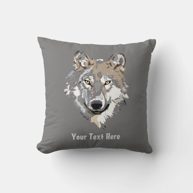 Creëer Uw eigen grijze Sierkussen (Voorkant)