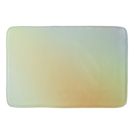 Creëer uw eigen groen blauw Sinaasappel gradient o Badmat (Voorkant)