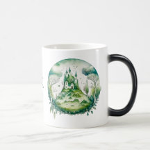Creëer Uw eigen groene fantasy kasteellandschap