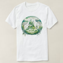 Creëer Uw eigen groene fantasy kasteellandschap