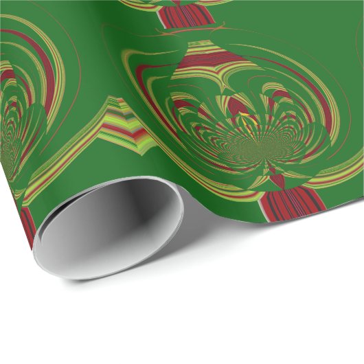 Creëer Uw eigen groene Floral Cadeaupapier (Rol Hoek)