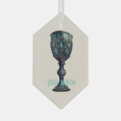 Creëer Uw eigen groene gotische kelk Glas Ornament (Voorkant Rechts)