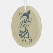 Creëer Uw Eigen Groene & Gouden Ganeshfluit Glas Ornament (Voorkant links)