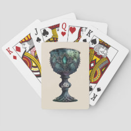Creëer Uw eigen groene kelk Pokerkaarten