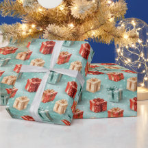 Creëer Uw eigen groene, rode en gouden geschenkdoz