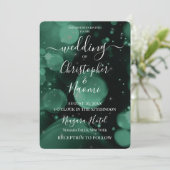 Creëer Uw eigen groene XL Bokeh Kaart (Staand voorkant)