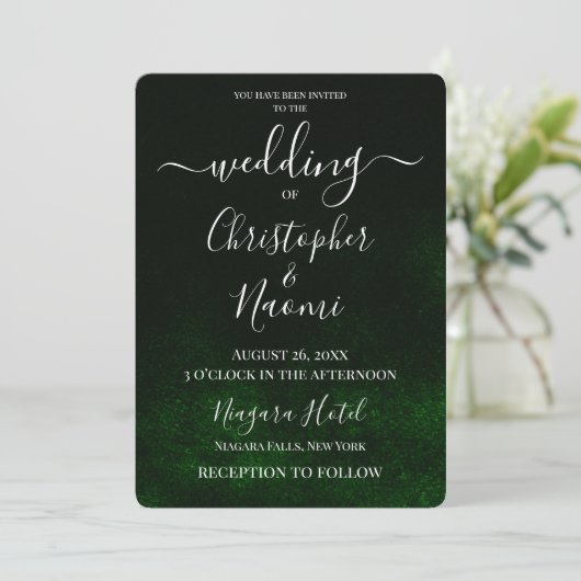 Creëer uw eigen groene zwarte textuur kaart (Staand voorkant)