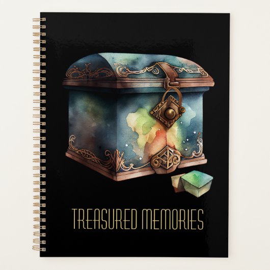 Creëer Uw eigen grootste schat Waterverf Planner (Voorkant)