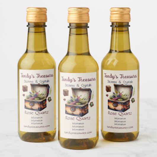 Creëer Uw eigen grootste schat Wijn Etiket (Flessen)