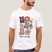 Creëer Uw eigen Groovy Ho Ho Ho Kerstmis T-shirt (Voorkant)