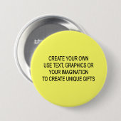 Creëer Uw eigen grote Buttonnen badges Ronde Button 7,6 Cm (Voorkant /achterkant)