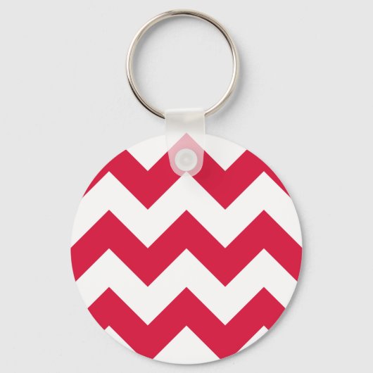 Creëer Uw eigen grote criticus Zigzag Pattern Sleutelhanger (Voorkant)