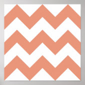 Creëer Uw eigen grote, donkere zalm Zigzag Patroon Poster (Voorkant)