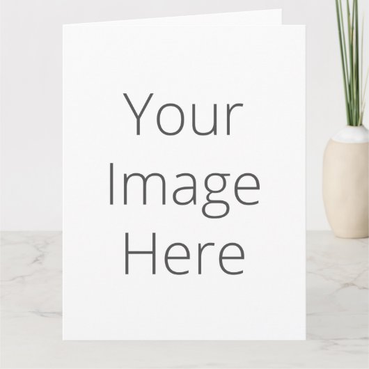 Creëer Uw eigen grote eigen Wenskaart Kaart (Voorkant)