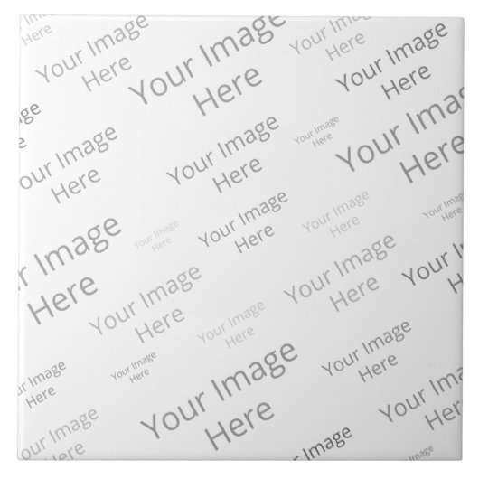 Creëer Uw eigen grote keramische fotostapel voor e Tegeltje (Voorkant)