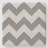 Creëer Uw eigen grote koolstof Zigzag Patroon Stenen Onderzetter (Voorkant)