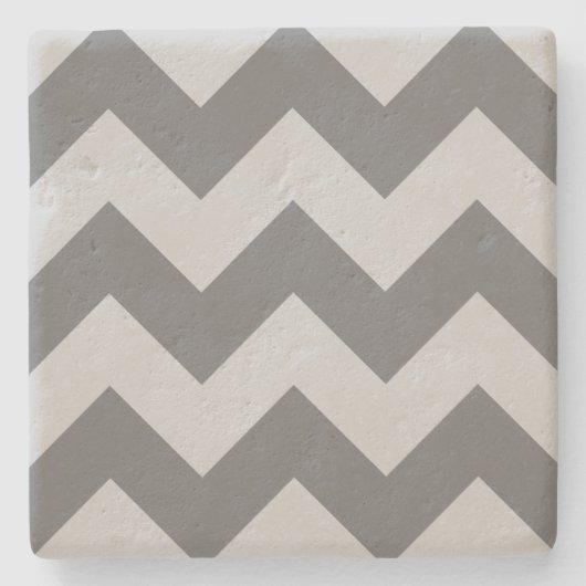 Creëer Uw eigen grote koolstof Zigzag Patroon Stenen Onderzetter (Voorkant)