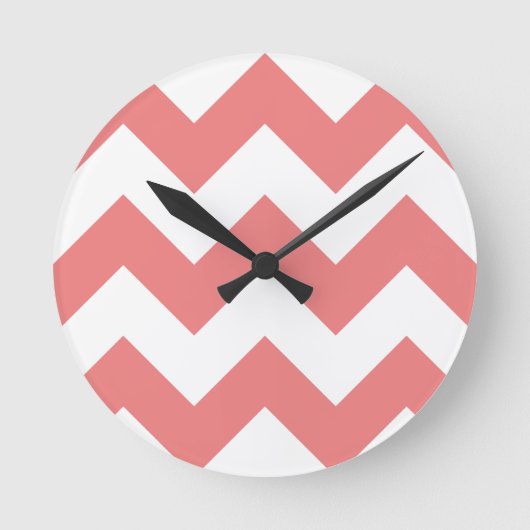 Creëer Uw eigen grote oraal zigzagpatroon Ronde Klok (Voorkant)