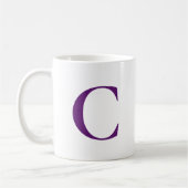 Creëer Uw Eigen Grote Paarse Monogram Koffiemok (Links)