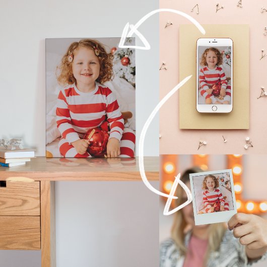 Creëer Uw eigen grote premium satijnen fotopapier. Foto Afdruk
