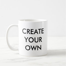 Creëer Uw eigen grote witte Mok