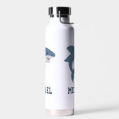 Creëer Uw eigen haaiennaam Waterfles (Links)