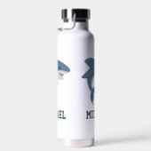 Creëer Uw eigen haaiennaam Waterfles (Rechts)