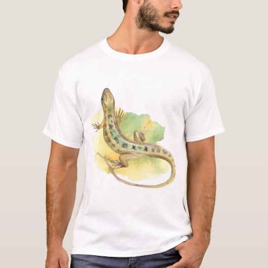 Creëer Uw eigen hagedis T-shirt (Voorkant)