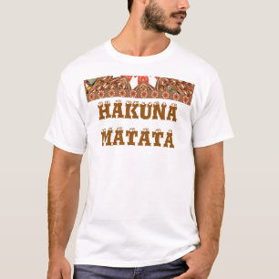 Creëer Uw eigen Hakunamatata Basic TShirt Sjabloon