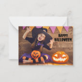 Creëer Uw eigen Halloween klaslokaal Notitiekaartje (Voorkant)