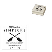 Creëer Uw eigen Halloween retouradres Rubberstempel (Gestempeld)