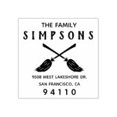 Creëer Uw eigen Halloween retouradres Rubberstempel (Afrduk)