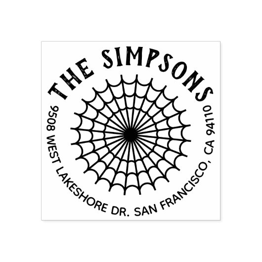 Creëer Uw eigen Halloween retouradres Rubberstempel (Afrduk)