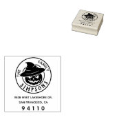 Creëer Uw eigen Halloween retouradres Rubberstempel (Gestempeld)