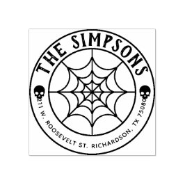 Creëer Uw eigen Halloween retouradres Rubberstempel