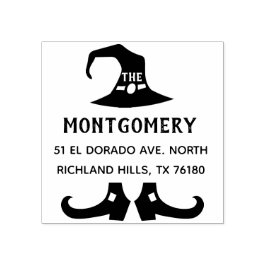 Creëer Uw eigen Halloween retouradres Rubberstempel