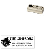 Creëer Uw eigen Halloween retouradres Rubberstempel (Gestempeld)