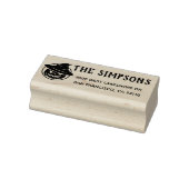 Creëer Uw eigen Halloween retouradres Rubberstempel (Stempel)