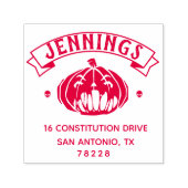 Creëer Uw eigen Halloween retouradres Zelfinktende Stempel (Design)