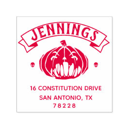 Creëer Uw eigen Halloween retouradres Zelfinktende Stempel