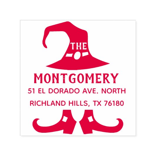 Creëer Uw eigen Halloween retouradres Zelfinktende Stempel (Design)