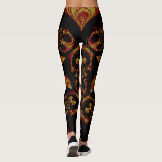 Creëer uw eigen Halloween Tights Skelet Stocking Leggings (Achterkant)